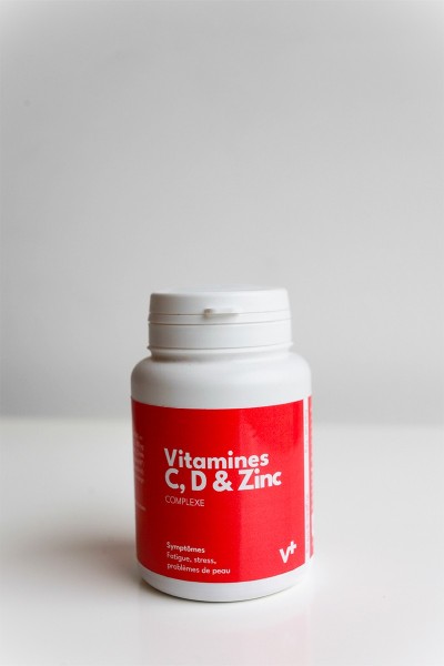 Complexe Vitamines C, D, Zinc - Boostez votre immunité et énergie